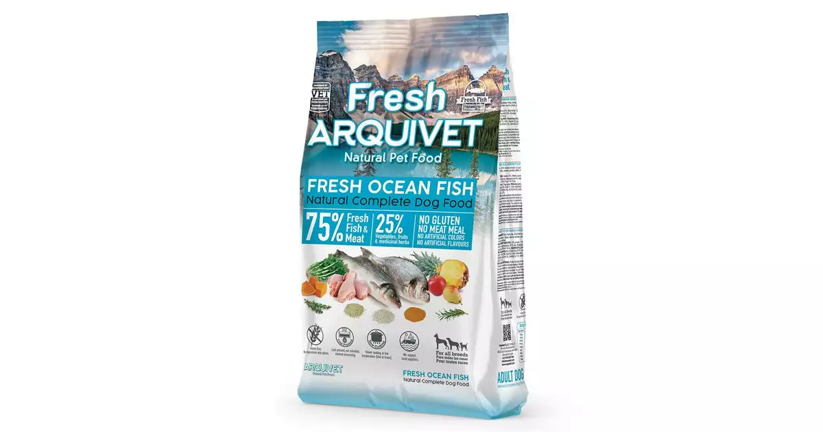 Arquivet Fresh Free Run Turkey Hundefutter – 10 Kg, Mit Frischem Truthahn & Fisch, Glutenfrei, Kaltgepresst