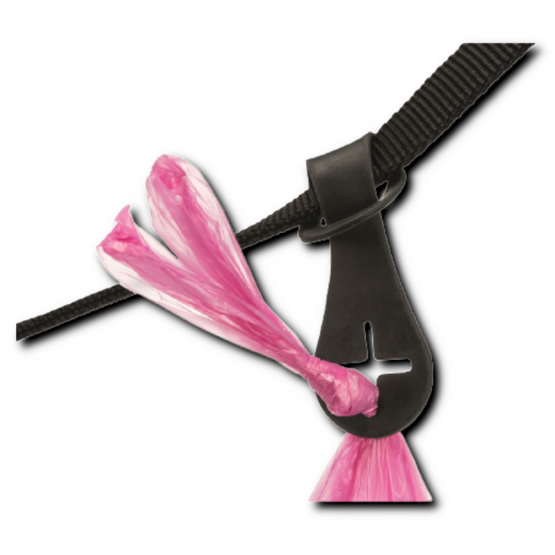 Uchwyt Dog Pick Up na woreczki na odchody, 14 x 4 cm, czarny